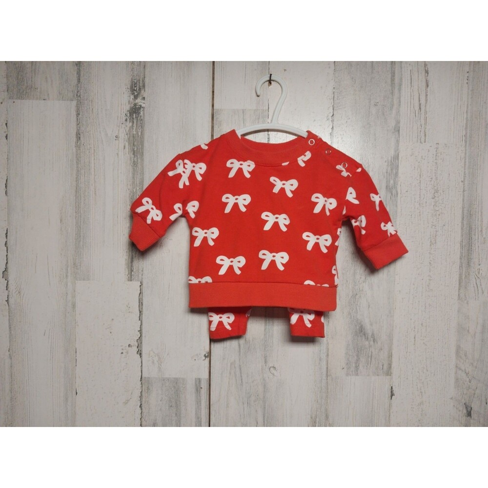 Hanna Andersson French Terry Top And Leggings 0-3 Mo. Organic Cotton Blend...